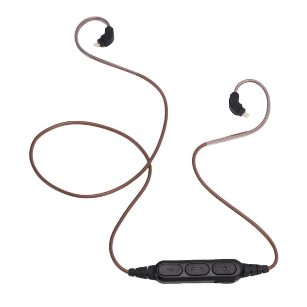 Cable Adaptador OFC PVC 5.3 Cable Adaptador De Repuesto Para Auriculares Con Micrófono Y Control De Volumen Para Auriculares De 2 Pines De 0,78 Mm