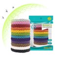 thumbnail image 1 of 12 Piezas Pulsera Repelente Mosquito Mosquitos Cuero Esencial para Adultos (f), 1 of 9
