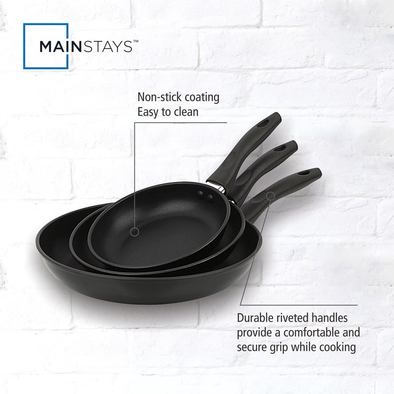 3-Piece Nonstick Aluminum Skillet Set photo 3