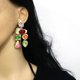 thumbnail image 3 of Pendientes colgantes elegantes de aleación para mujer, 3 of 4