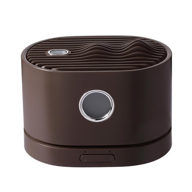 Difr de aceite esencial de 400 ml, humidificador de aire ultrasónico, luz silenciosa para coche, sa de estar, SPA, oficina de escritorio marrón Baoblaze Humidificador de aire