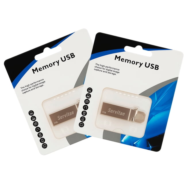 X2 Memorias Usb 1tb Disco 1 Tera Flash Drive Con Llaveros