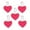 C, variant on 5PC Reflective Heart Pendant 2.6x2.2 Inch PVC Safety Keychains for Backpack Riding Night Walking Running