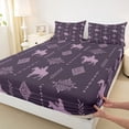 thumbnail image 3 of Feelyou Mystic Aztec Damask Queen Sheet Sets, Rustic Cowgirl Cowboy Bed Set, 4-Piece, 3 of 7