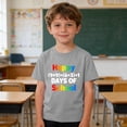 thumbnail image 2 of Babcutegg Shirts for Kid Boys Back to School Wear Pullover Casual Fashion Short Sleeve Boys Summer Uniform Gray Size 4 T, 2 of 9