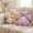 Purple and White, variant on HonorHut 2 Pack Flower Pillows Soft Six Petal Daisy Shaped Throw Pillows Home Decorative Seating Cushion for Reading Sofa Couch Chair 15.7Inch White and Blue