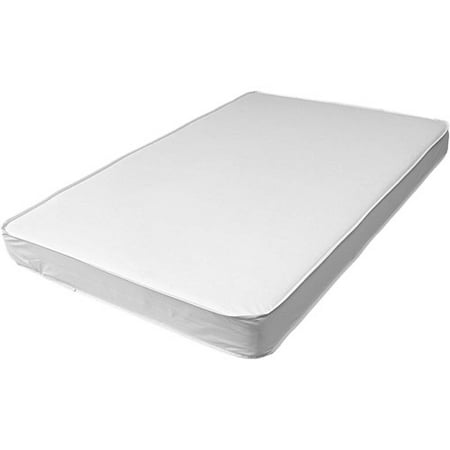 L.A. Baby 3" Compact Crib Mattress w/ Embossed Harmony Cover