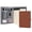Brown, variant on Wason Portfolio Padfolio A4 Leather Holder File Document Case with Writing Pad and Removable Clipboard for Organizer Office School Travel (Purple)