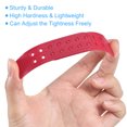 thumbnail image 3 of Unique Bargains 10 Pairs Snapback Strap Cover, Double Row 14 Holes Plastic Adjustable Hat Snap Buckle Replacement (Red), 3 of 7