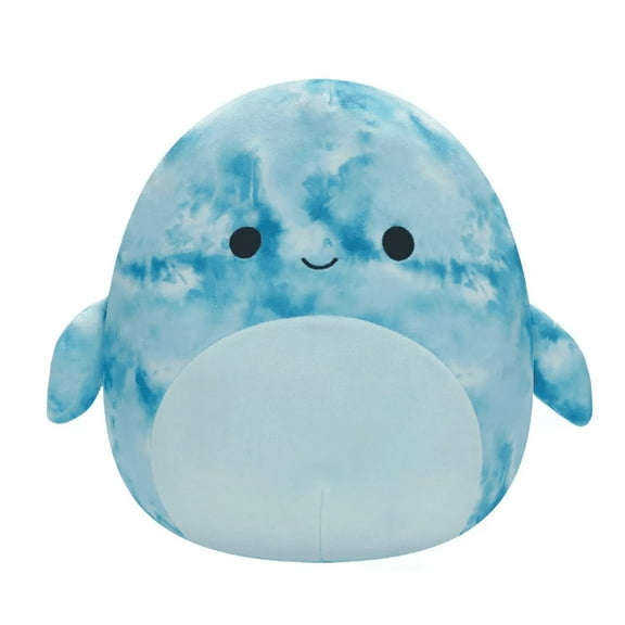 Squishmallows Danika the Blue Crinkle Tie-Dye Dolphin 11" Plush Stuffed Animal Toy