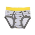 thumbnail image 2 of FUNFARE Underwear Construction Trucks Toddler Boys Cotton Briefs With Pouch (5 Pack) - 3T, 2 of 7