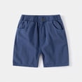 thumbnail image 4 of NOLDARES Shorts for Toddler Boy Pull On Short Elastic Waistband Boys Summer Active Shorts with Pockets Clothes(Navy,4-5 Years), 4 of 4