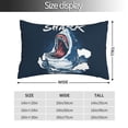 thumbnail image 2 of Balery Shark Funda de Cojín Estampada, Regalos para Mujeres, Regalos de Amor para Ella, Regalos para Novia o Esposa, Funda de Almohada-20"x30", 2 of 6