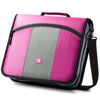 Case-It Printed Mighty Zip Tab3 ring zipper binder, 3-Inch