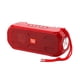 thumbnail image 3 of Injueey Altavoz Bluetooth portátil inalámbrico estéreo bajo caja de música altavoz exterior soporte TF/FM Radio/USB/AUX con linterna Cables de audio/vídeo Rojo, 3 of 6