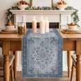 thumbnail image 1 of Table Runners 70 Inches Long Dress Scarves, Vintage Boho Farmhouse Coffee/Dining/Kitchen Table Decor, Holiday Table Runner, Retro Rustic Ethnic Tribal Floral Print 13x70 Inch, 1 of 7
