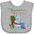 thumbnail image 3 of Inktastic I Want a Hippopotamus for Christmas Boys or Girls Baby Bib, 3 of 4