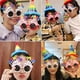thumbnail image 3 of Gafas de cumpleaños novedosas, accesorios para fotos de cumpleaños, gafas de sol divertidas, 5 pares para niños y adultos JM, 3 of 5
