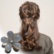 thumbnail image 1 of Pinza pequeña para el cabello con diseño de flor lateral, mini pinza para el cabello con temperamento y agarre, 1 of 5