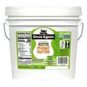 Once Again Unsweetened Creamy Organic Peanut Butter 9 lb