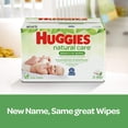 thumbnail image 2 of Toallitas húmedas Huggies Natural Care sin perfume, 32 unidades, 2 of 7