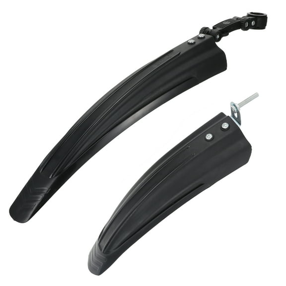 Black Plastic Bike Mud Guards for Mountain or Road Bikes Keep Out the Rain 1 Pair