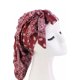 thumbnail image 1 of Gorro turbante para dormir con estampado de algodón elástico para mujer, 1 of 5