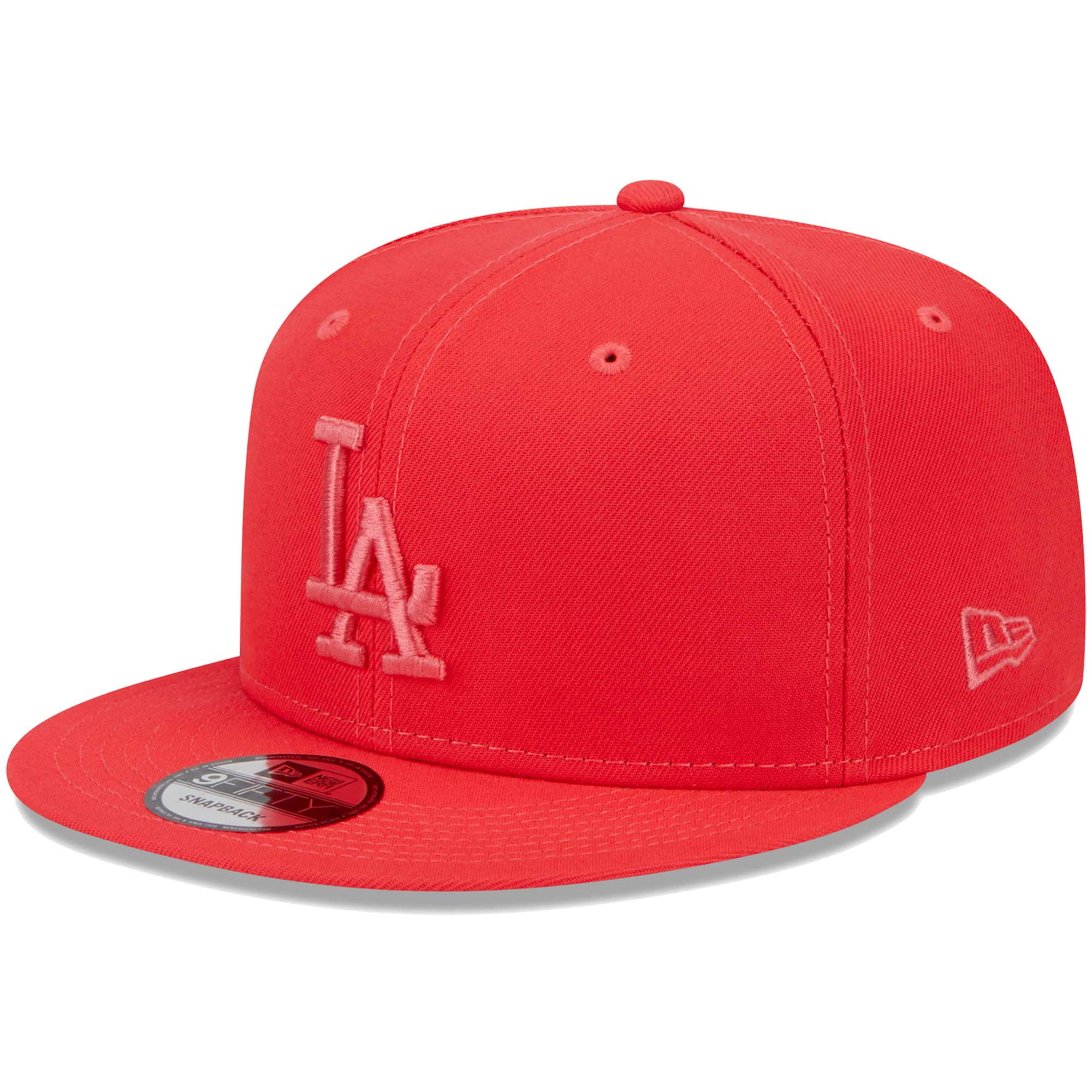 Men's New Era Red Los Angeles Dodgers Spring Color Basic 9FIFTY