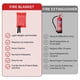 thumbnail image 3 of 4PCS Emergency Fire Blanket for Home Extinguishing Blanket, 3 of 5