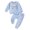 1-Blue1723, variant on Tiijoy Baby Girls Outfits Cute Flower Long Sleeve Sweatshirt Pants Set, Sizes 6M-4T
