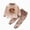 boy outfits-Brown, variant on TOWED22 Toddler Kids Clothes 2Pcs Long Sleeve Print Pattern Round Neck T-Shirt and Pants Casual Warm Fall Outfits Set(White,3-6 M)