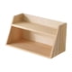 thumbnail image 2 of Organizador de encimera de madera, organizador de escritorio de doble capa que ahorra espacio, soporte para tazas Color de la madera, 2 of 9