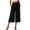 2# Black, variant on Capri Pants for Women Petite Wide Leg Summer Capris Pant Palazzo Loose Fit Casual Trousers with Pockets 2026 Trendy Green M