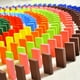thumbnail image 4 of Juego De Bloques De Dominó De Madera De 120 Uds., Juguete Educativo, Juego De Carreras De Dominó, 12 Colores, 4 of 9