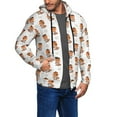 thumbnail image 2 of Naloa Cute Little Pirate Red Panda Men’s Hoodies, Zip up Hoodie, Sweatshirts,Hoodies for Men Sizes S-3XL-Large, 2 of 5