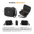 thumbnail image 2 of K&F Concept Sac pour Appareil Photo Numérique Mini Anti-Rayures, Petit Protecteur Rigide en EVA avec Sangle/sac en Filet Intégré pour Extérieur, Cadeau pour Amis/familles-Noir, 2 of 7