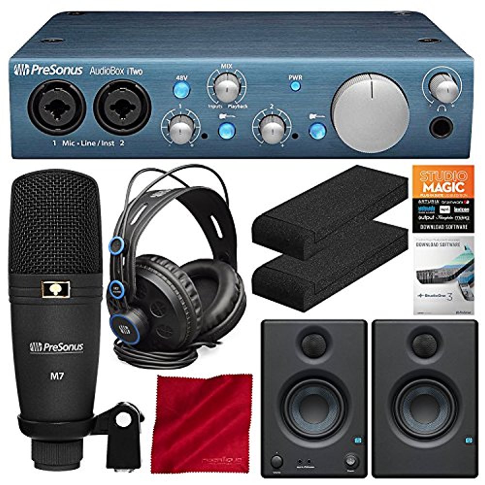 PreSonus AudioBox iTwo Studio Plus Mobile Complete Computer/iPad