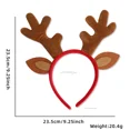 thumbnail image 3 of Diadema navideña de Papá Noel, alce, árbol de Navidad, estrella, tocados, decoraciones para el hogar, niñas, mujeres, regalos de Feliz Navidad y Año Nuevo 2025, 3 of 5