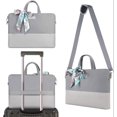 thumbnail image 2 of Laptop Bag - for Women Computer Shoulder Messenger Laptop Case 13.3 Inch（Gray）, 2 of 6