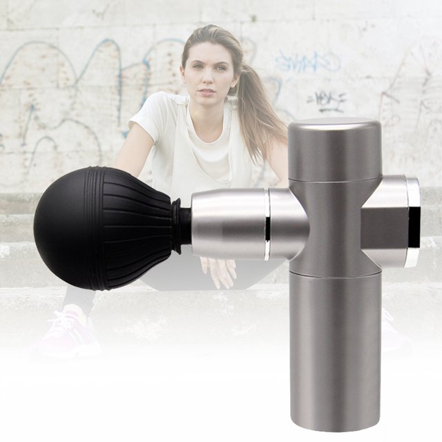 Eléctrico Masajeador de relajación corporal muscularpistola de masaje fascial para aliviar el dolor (plata) Ndcxsfigh Nuevos Originales