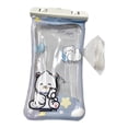 thumbnail image 1 of Bolsa impermeable para teléfono con dibujos animados, con cordón, pantalla táctil, bonita funda impermeable para teléfono flotante para deportes al Oso blanco, 1 of 9