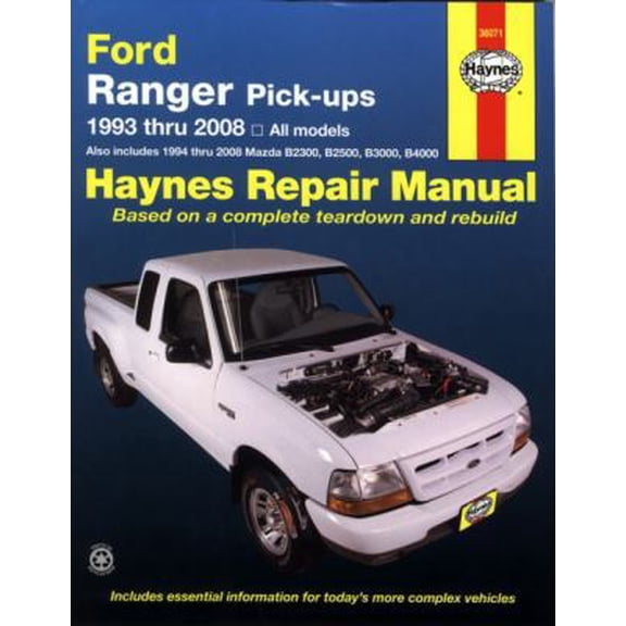 Pre-Owned Ford Ranger Pick-ups, 1993-2008 (Haynes Repair Manual) (Paperback) 1563927519 9781563927515