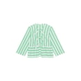 thumbnail image 2 of Yunliwuli Women Basic Tie Front Tops Casual Solid Color/Floral/Stripe Print Long Sleeve Shirt for Club Streetwear, 2 of 6