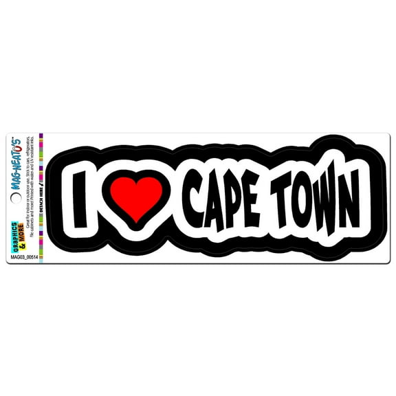 I Love Heart Cape Town - South Africa MAG-NEATO'S(TM) Car/Refrigerator Magnet