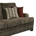 thumbnail image 4 of Benzara BM205544 Transitional Wooden Loveseat with Wide Track Arms, Dark Brown, 4 of 5