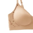 thumbnail image 5 of Gamivast Womens Wireless Bra Letter Graphic Seamless Push up Bra Full Coverage Tshirt Bras Comfortable Supportive Adjustable Strap Everyday Bralette, 5 of 6