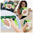 thumbnail image 5 of FJLBDE Case for Huawei MatePad Mini 8.8 Inch with 360 Kickstand, Shoulder Strap Carrying Protective Cover, Multicolor Green, 5 of 6