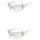 thumbnail image 2 of Guardurnaity Gafas de sol ligeras para hombres Gafas de sol duraderas y elegantes para mujeres Gafas de sol para mujeres Gafas de sol para mujeres lente C5-blanco 2piezas, 2 of 6