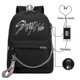 thumbnail image 1 of 2026 Korean Style USB Backpack - SJJYV Stray Kids Bookbag, Back To School Boys Girls Fans Gift Bag Mochila, 1 of 5