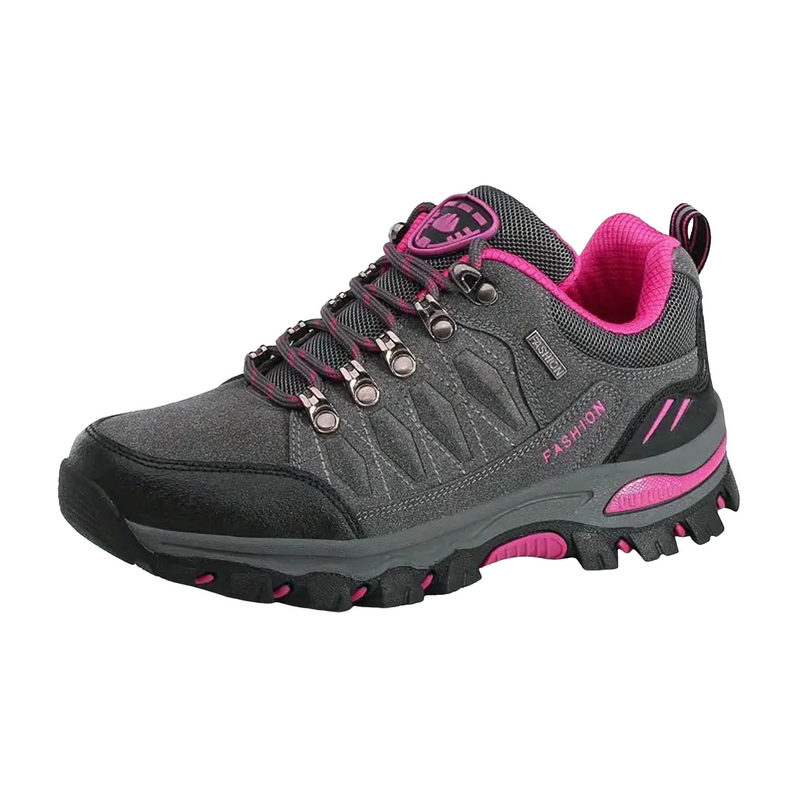 Dakaela Women's Hiking Boots Waterproof Non Slip Walking Shoes Comfortable Outdoor Backpacking Sneakers